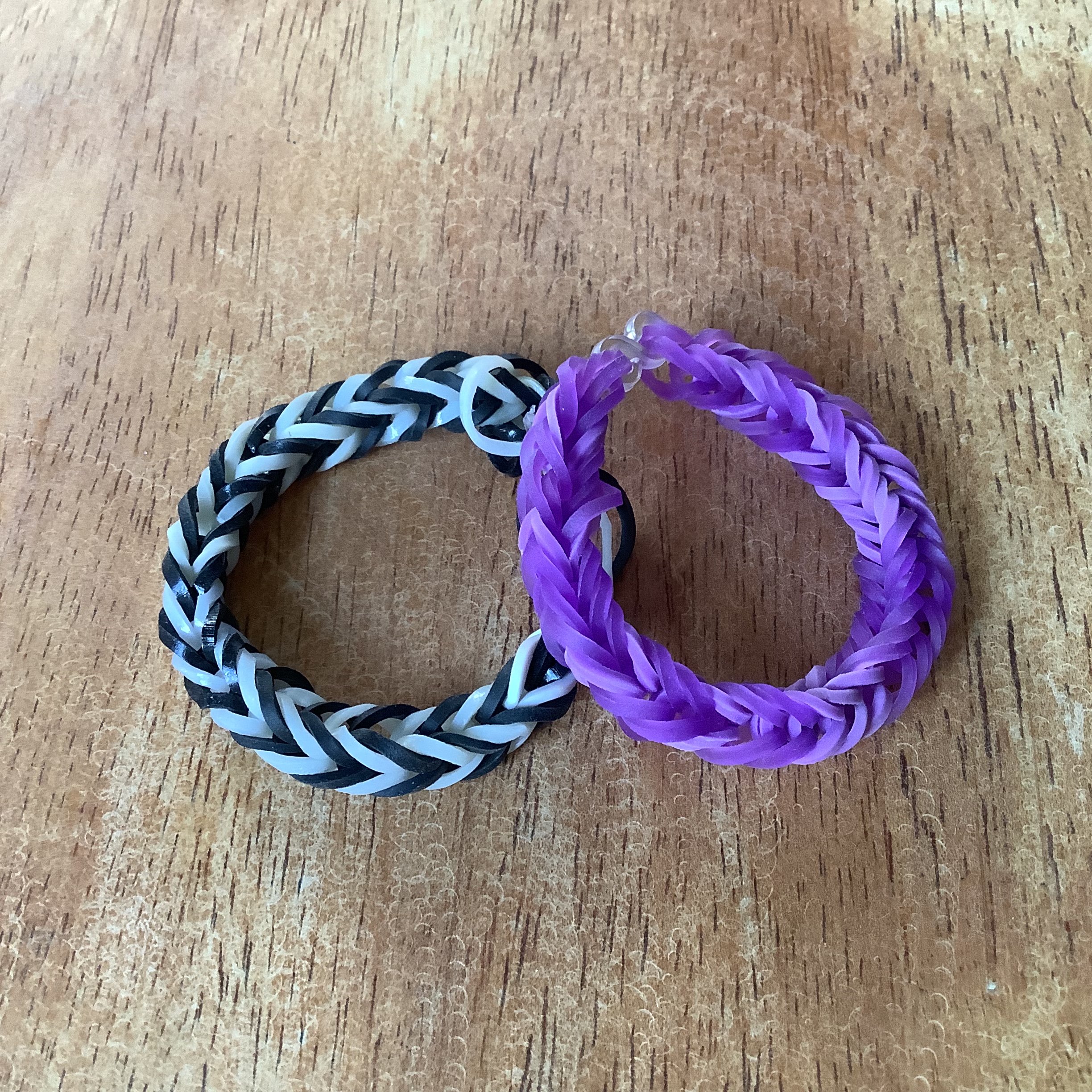 Lavender Rubber Band Bracelets | Little Trinket Box